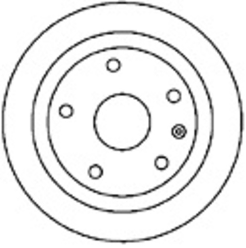 MAPCO 25504 Brake Disc