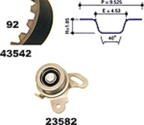 MAPCO 23542 Timing Belt Kit