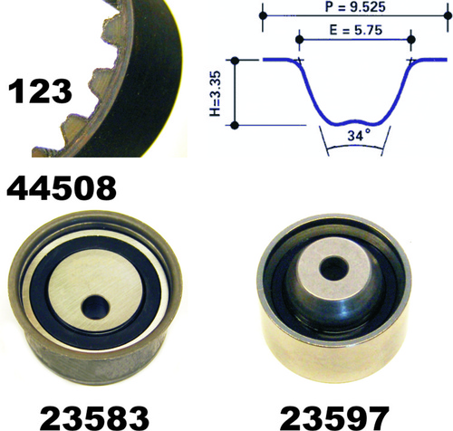 MAPCO 73508 Timing Belt Kit