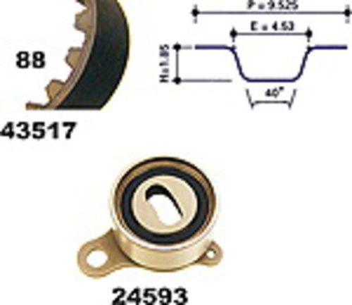 MAPCO 23517 Timing Belt Kit