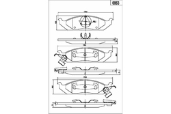 MAPCO 6863 Brake Pad Set, disc brake